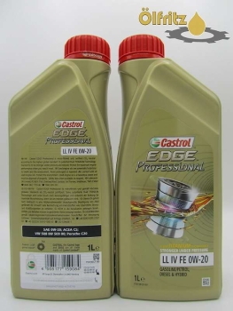 Castrol EDGE Professional LL IV FE 0W-20 Titanium Technology Motoröl 1l